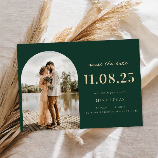 Minimal Chic Wedding Foto Save the Date