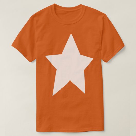 Minimal Chonk White Star T-Shirt (Design vorne)
