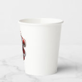 Minimal Christmas Mug | Line Art Tree | KaliraArts Pappbecher (Links)