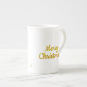 Minimal Christmas Mug | Line Art Tree | KaliraArts Porzellantasse (Vorderseite Rechts)