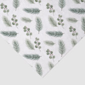 Minimal Christmas Pine Pattern, Scandi Style Seidenpapier (Detail)