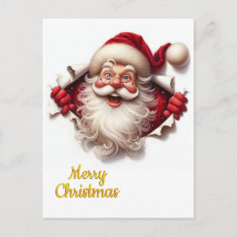 Minimal Christmas Postcard | Line Art  | KalirARTS Postkarte