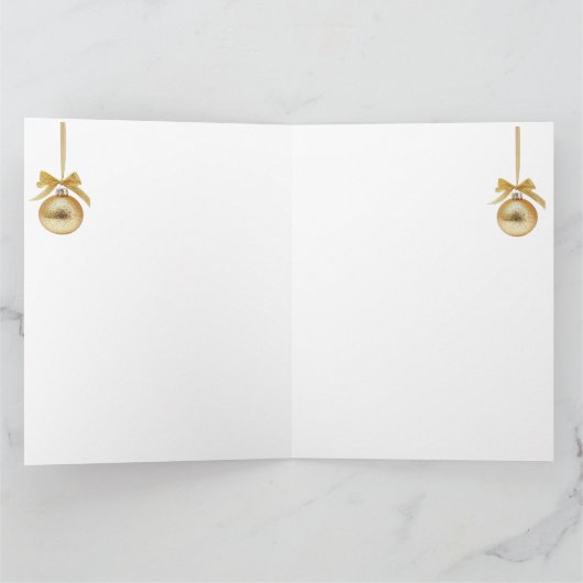 Minimal Christmas Postcard | Line Art Tree | Kalir Karte (Innenseite)