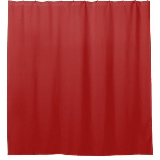 Minimal Christmas Red Curtain for Stylish Bathroom Duschvorhang (Vorderseite)