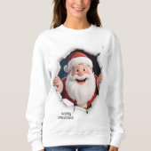 Minimal Christmas Sweatshirt | Modern Holiday Aest (Vorderseite)
