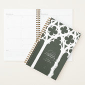 Minimal Classic Gothic Window Typography Olive Planer (Anzeige)