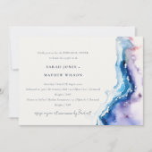 Minimal Coastal Sea Beach Wedding Rehearsal Dinner Einladung (Vorderseite)