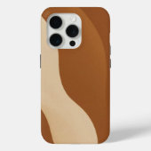 "Minimal Coffee & Mocha Tone Phone Case Trendy (Rückseite)