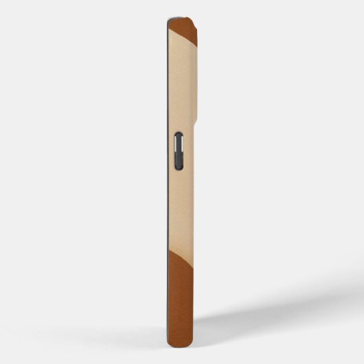 "Minimal Coffee & Mocha Tone Phone Case Trendy (Rückseite / Rechts)