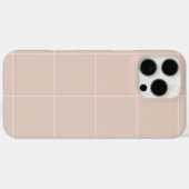 Minimal Color Grid Check Pattern Case-Mate iPhone Hülle (Rückseite (Horizontal))