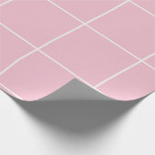 Minimal Color Grid Check Pattern Geschenkpapier (Ecke)