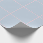Minimal Color Grid Check Pattern Geschenkpapier (Ecke)