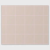 Minimal Color Grid Check Pattern Geschenkpapier (Flach)