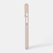 Minimal Color Grid Check Pattern iPhone 16 Hülle (Linke Seite)