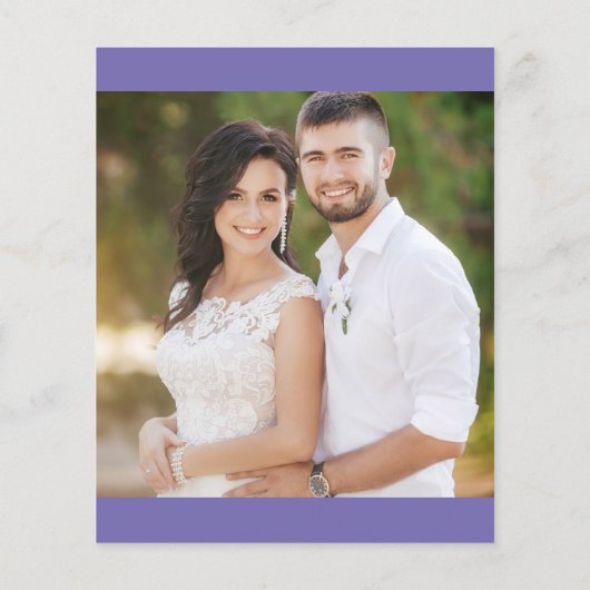 Minimal Color Modernes Hochzeitsstift Save the Dat (Rückseite)