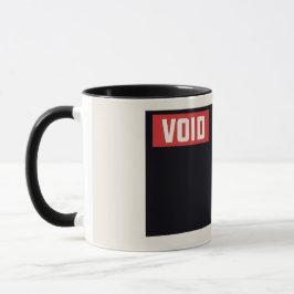 Minimal Constructivist Black & Red Astronaut Space Tasse