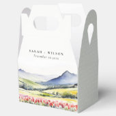 Minimal Country Spring Blumenlandschaft Hochzeiten Geschenkschachtel (Geöffnet)