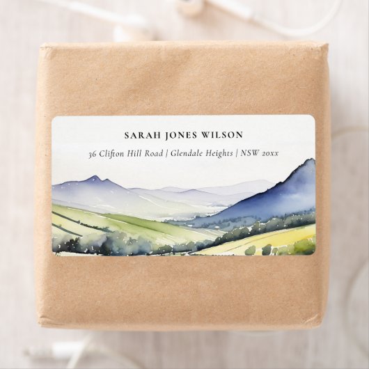 Minimal Country Spring Floral Landschaftsadresse (Insitu)