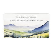 Minimal Country Spring Floral Landschaftsadresse (Vorne)