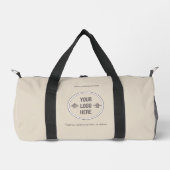 Minimal Custom Company Logo Business Duffle Bag (Vorderseite)