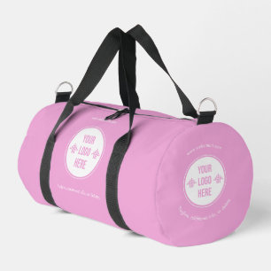 Minimal Custom Company Logo Business Duffle Bag