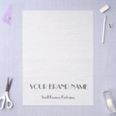 Minimal Custom  tissue paper for Small Business Seidenpapier (Basteln)