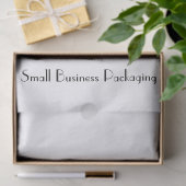 Minimal Custom  tissue paper for Small Business Seidenpapier (Geschenk)