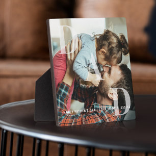 Minimal DAD Overlay Father's Day Photo Keepsake Fotoplatte