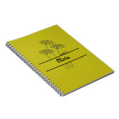 Minimal daisies notebook for girls notizblock (Rechte Seite)