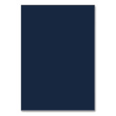 Minimal Dark Navy Blue Gold Border Elegantes Skrip Tischnummer (Rückseite)