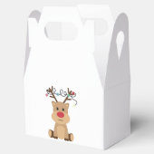 Minimal Deer Party Favor Box Geschenkschachtel (Geöffnet)