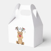 Minimal Deer Party Favor Box Geschenkschachtel (Vorderseite)