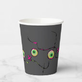 Minimal Delicate Ghoulish Funky Zombie Lovin' Pappbecher (Links)