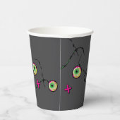 Minimal Delicate Ghoulish Funky Zombie Lovin' Pappbecher (Rechts)