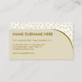 Minimal der Bläschen Visitenkarte (Rückseite)