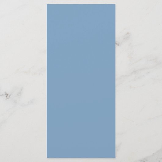 Minimal der blauen Küste von Dusky Menükarte (Rückseite)