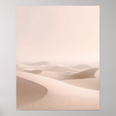 Minimal Desert Dunes Wall Art Print Poster (Vorne)