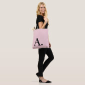 Minimal Design - Huge Modern Monogram Pink Black Tasche (Am Model)