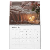 Minimal Desk Calendar for Calm Planning 2026 Kalender (Feb 2027)
