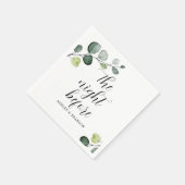 Minimal die Nacht vor Napkins Serviette (Ecke)