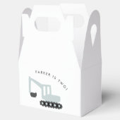 Minimal Digger Construction Party Paper Bevorzugun Geschenkschachtel (Geöffnet)