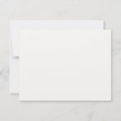 Minimal Dinosaur Kids Note Card Set Personalized Einladung (Rückseite)