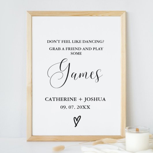 Minimal Dont fühlt sich wie ein Tanzspiel Spielzei Poster