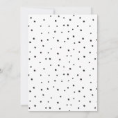 Minimal Doodle 70. Disco Ball Geburtstag Einladung (Rückseite)