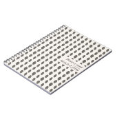 Minimal Dot Pattern Notebook – Plant a Seed Notizblock (Linke Seite)