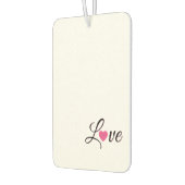 Minimal Dotted Heart Design Autolufterfrischer (Links)