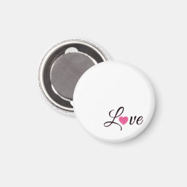 Minimal Dotted Heart Design Magnet