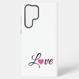 Minimal Dotted Heart Design Samsung Galaxy Hülle