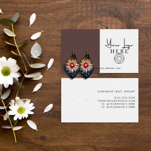 Minimal Earth Brown White Logo Osterdarstellung