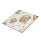 Minimal Easter Bunny Pastel Spring Pattern (4) Fliese (Seite)
